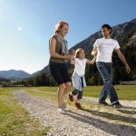 Familie in de natuur